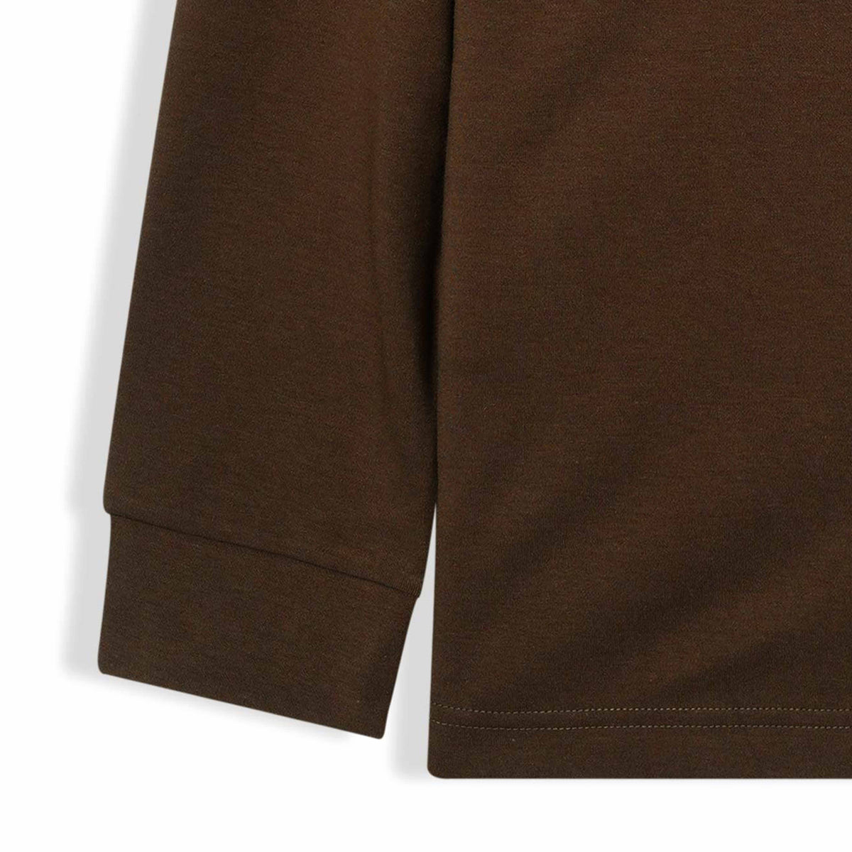 BR - Brown - Mock Neck Sweatshirt