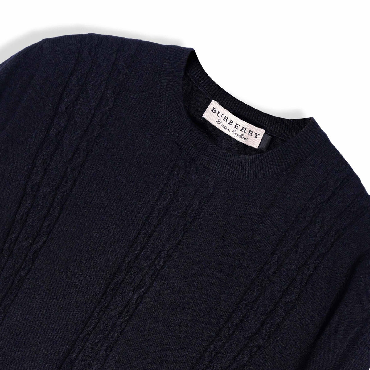 BR - Black - Cable Knit Sweater