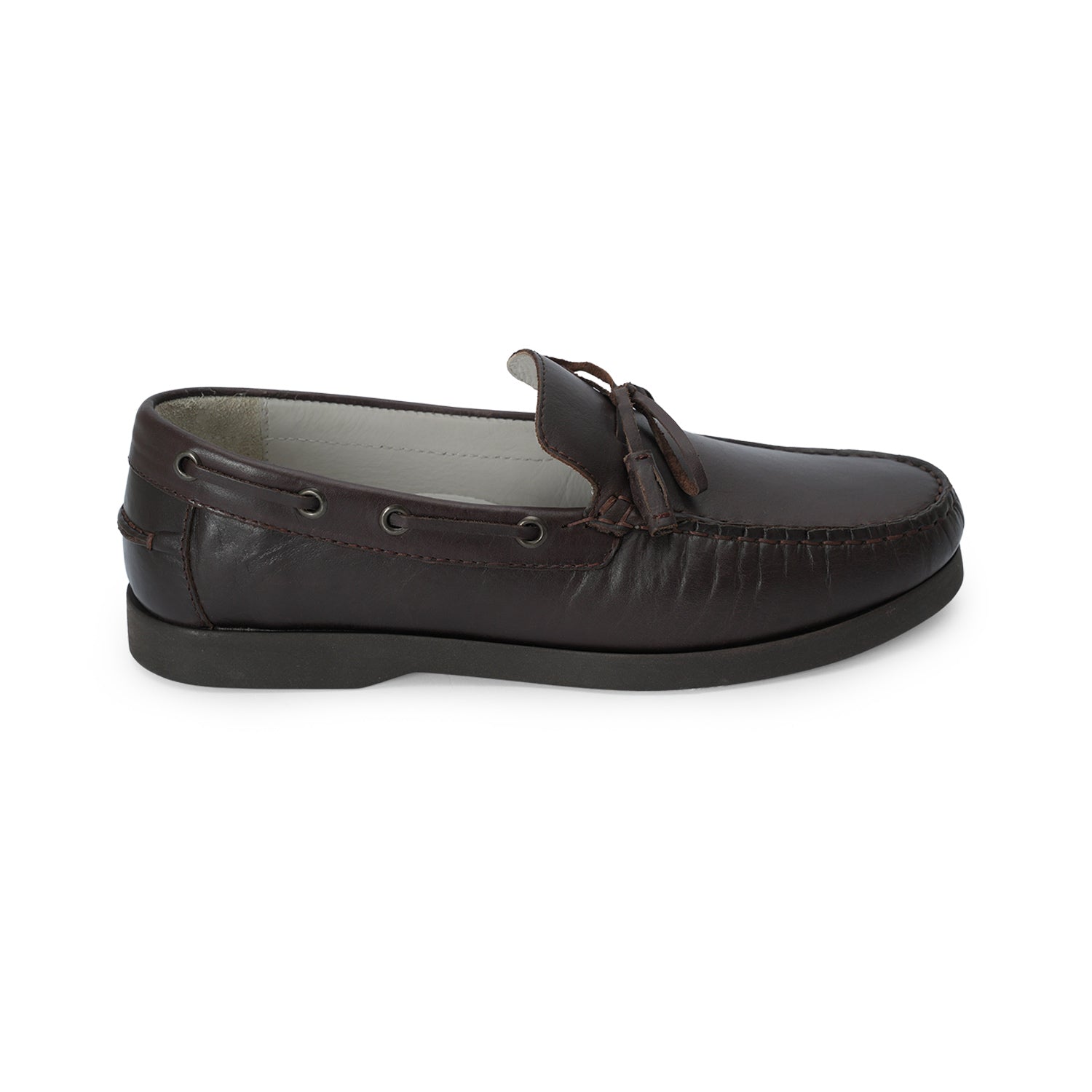 Men Matte Brown Moccasin