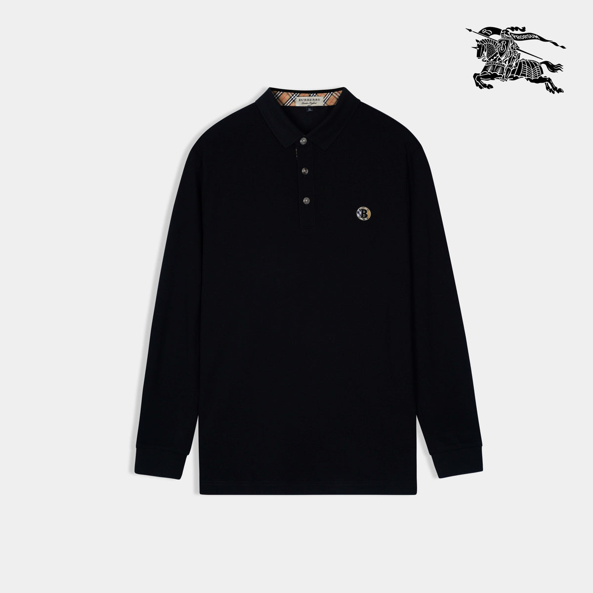 BR - Black - Rugby Polo